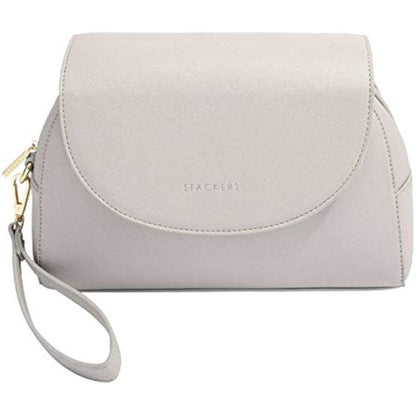 Stackers Taupe Wrap Around Make Up Bag
