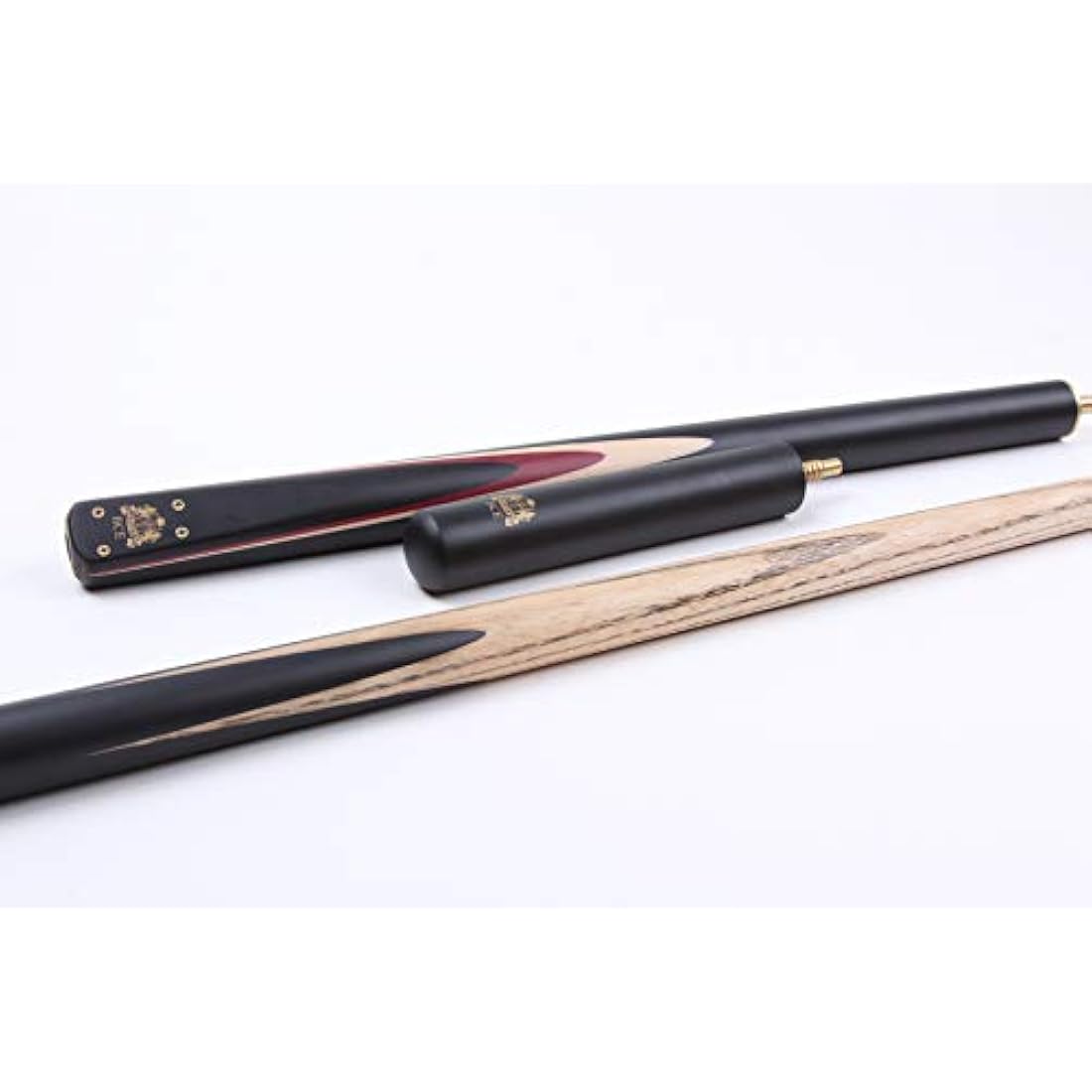 BCE Heritage Sapele Mahogany ¾ Cut Cue- 145cm- 9.5mm tip with 15cm extension and hard case