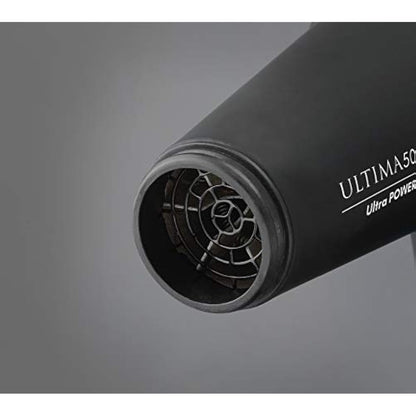 Diva Pro Styling Ultima 5000 Pro Dryer, 2200W Professional Hairdryer with Ionic Conditioning, Black