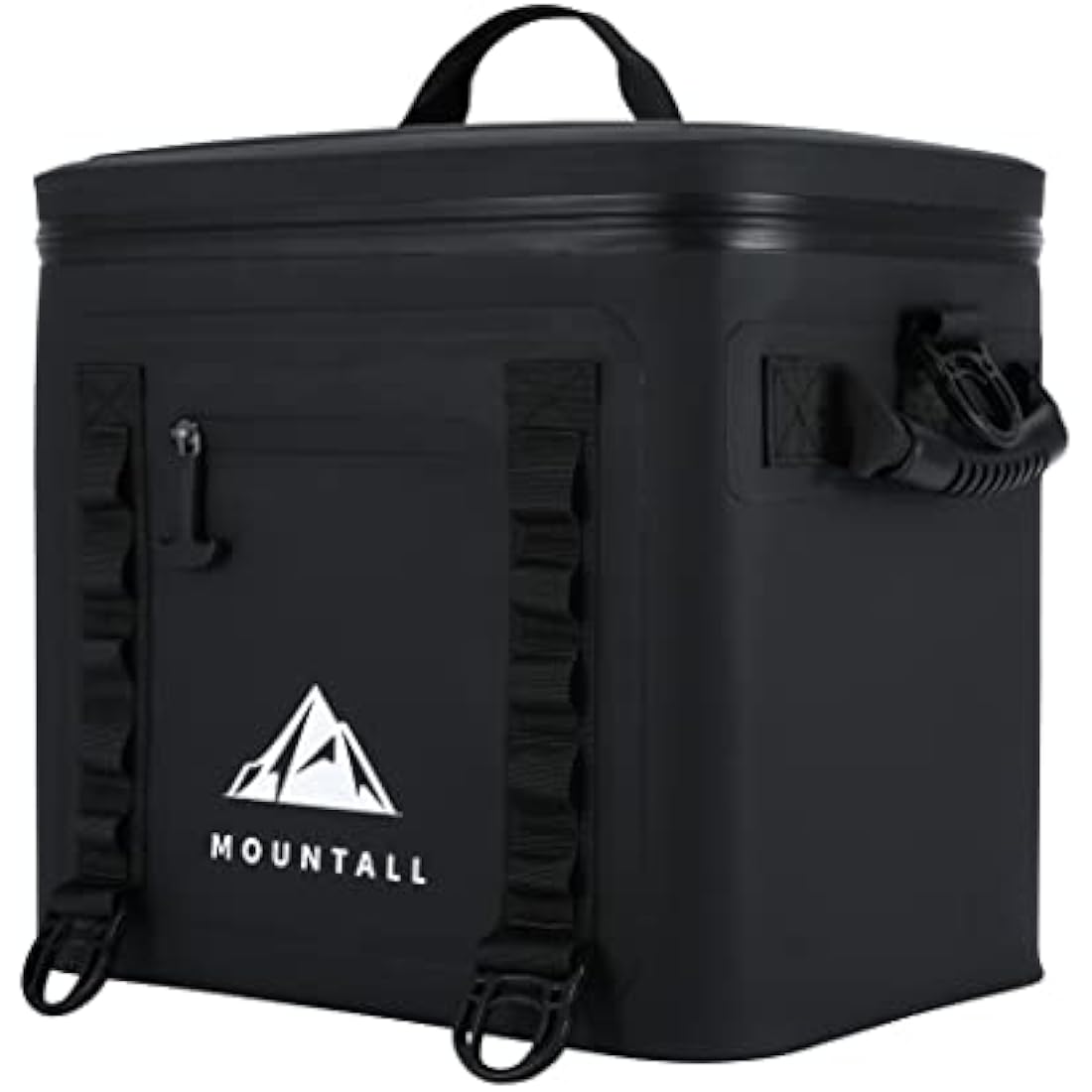 MOUNTALL Soft Cooler 24 Can Cooler Bag With 2 Ice Pack, Leak Proof Zipper, Portable Ice Cooler for Camping, Hiking, Travel, Lunch, Work, Cars, Picnics, Beaches & Trips
