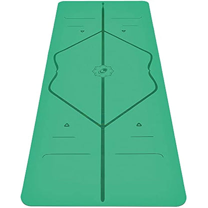 Liforme Travel Yoga mat – Patented Alignment System, Warrior-like Grip, Non-slip, Eco-friendly and Biodegradable, Ultra-lightweight, Sweat resistant, Long, Wide and Thick