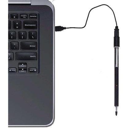 Broonel Black Rechargeable Fine Point Digital Stylus - Compatible with Lenovo Tab P11 Pad Plus 11" Tablet