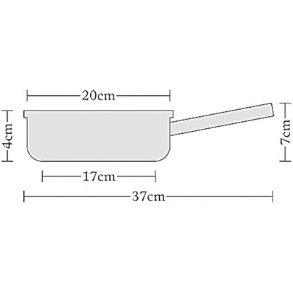 Stellar Profile Stainless Steel Teflon Non-Stick Frying Pan 20cm, Induction Ready, Oven Safe