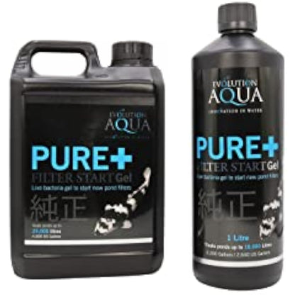 Evolution Aqua Pure Filter Start Gel Pond Filter Starter Bacteria - Wildlife and Fish Friendly Water Pond Bacteria Treatment for Filters and Filter Media | 2.5L