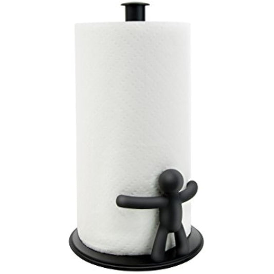 Umbra Buddy Counter Top Paper Towel Holder, Black, 11 x 3.5"