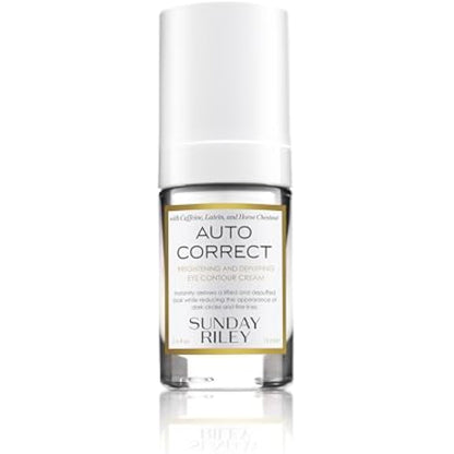 Sunday Riley Auto Correct Brightening and Depuffing Eye Contour Cream, 0.5 fl. oz.