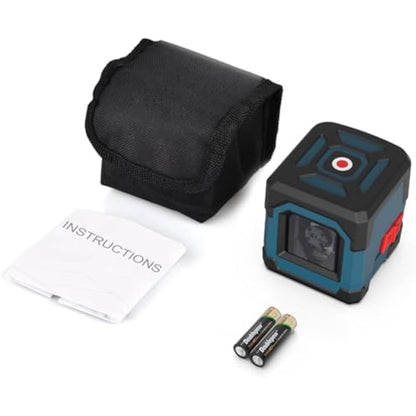 Laser Level Green,RockSeed Cross Line Laser Leveler Horizontal and Vertical Points Rotatable 360 Degree Self Levelling Spirit Levels Manual/Self-Leveling Mode IP54 Carrying Pouch,Battery Included