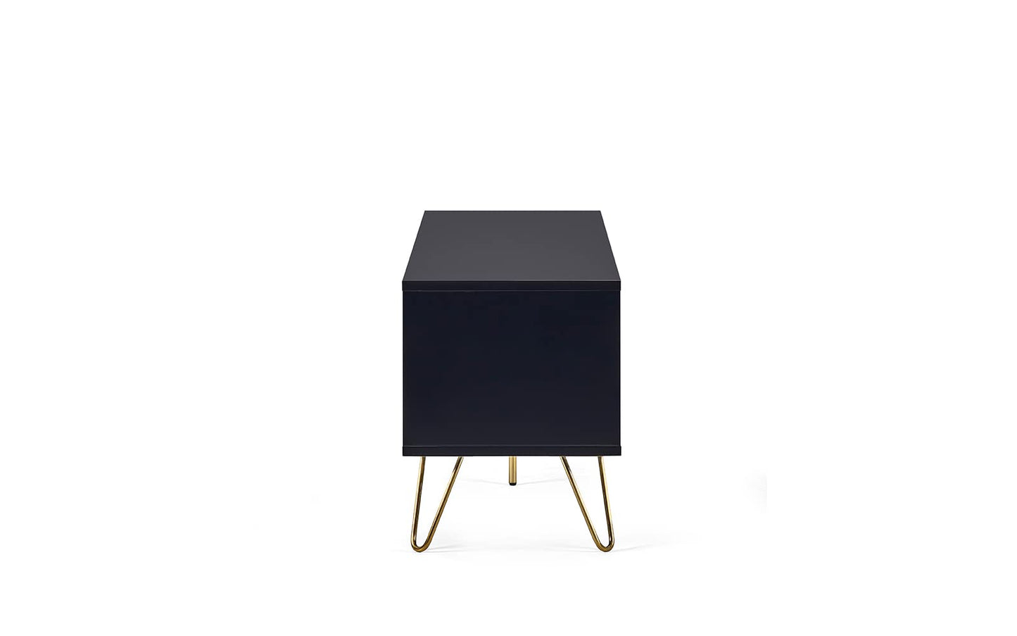 Julian Bowen Murano TV Unit for up to 65" TVs, Black - H50 x W150 x D40cm