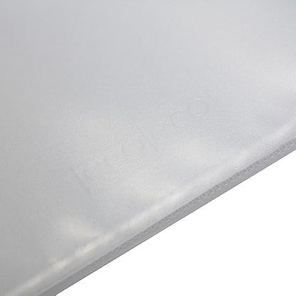 eco-eco A3 Size 50% Recycled 40 Pocket Clear Presentation Display Book, Storage Case Portfolio Art Folder with Plastic Sleeves, eco101
