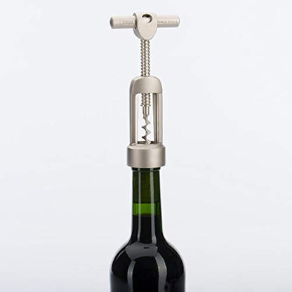 Westmark Bell Corkscrew with Cork Remover, Monopol Edition, steel/die-cast zinc, Barolo, satin finish, 62603380