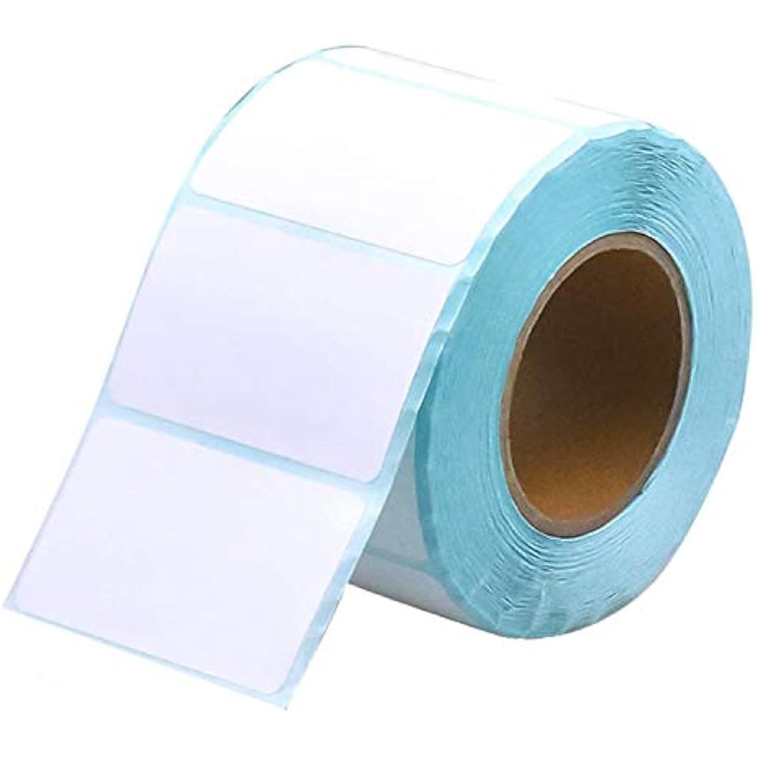 MELODYING 800 Self Adhesive Label Sticker Address Labels Blank Roll 50mm x 30mm Office Kitchen White Food Labels for Catering Food Jars Sticky Stickers for Office Kitchen Printer