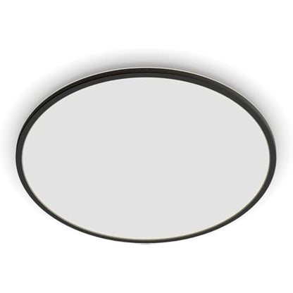 Philips LED Superslim SceneSwitch Dimmable Ceiling Light 2700K 36W [Warm White - Black] for Indoor Home Lighting in Livingroom and Bedroom.