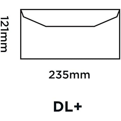 Blake Envelopes Purely Everyday 1004 Kuvertierhüllen Briefumschläge Naßklebung Manille DL+ 121 x 235 mm 80g/m² | 1000 Stück
