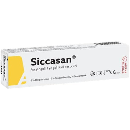 Siccasan Intensive Eye Gel | Corneal Gel & Eye Lubricant | Eye Gel for Dry Eyes| Relief Against Irritated and Sore Eyes | Night Time Eye Gel for Dry Eyes