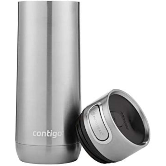 Contigo Luxe Autoseal Travel Mug, Stainless Steel Thermal Mug, Vacuum Flask, Leakproof Tumbler, dishwasher safe, Coffee Mug with BPA Free Easy-Clean Lid