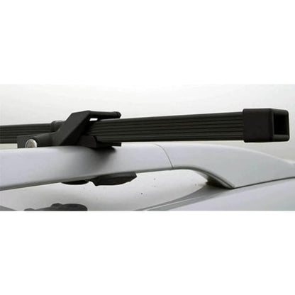 Summit SUM-001 Roof Bar to Fit Cars with Running Rails, Black Steel