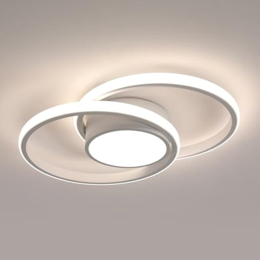Comely LED Ceiling Lights, 39W Lighting Fixture, Dia 40cm Round Modern Design Ceiling Lighting for Hallway Balcony Bedroom Corridor, Natural Light 4500K