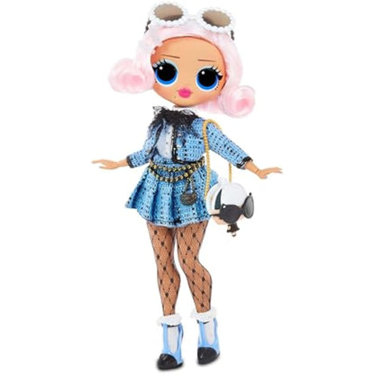 LOL Surprise OMG Uptown Girl Fashion Doll for Kids - 20 Surprises - Styled Hair & Chic Fashion - For Ages 4 Years & Up - Includes Shoes, Shoebox, Accessories, Hatbox, Purse, Hairbrush & More