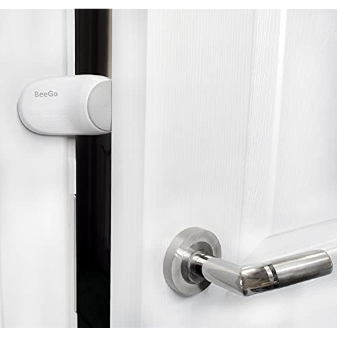 BeeGo® Baby Door Safety Stoppers - Finger Guards and Anti-Slam Locks | Child Locks for Home (2 Pieces)