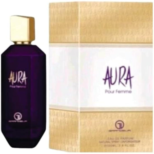 Aura Eau De Parfum for Women 100ml | Jasmine and Amber Fragrance| Aura Women Perfume Made in Dubai by Sapphire’s choice