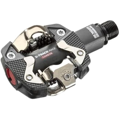 LOOK Cycle - X-TRACK Race Carbon MTB Pedals - Standard SPD Mechanism Compatible - Carbon Body - Chromoly+ Axle - Large Platform - Extremely Reliable Clipless Pedals