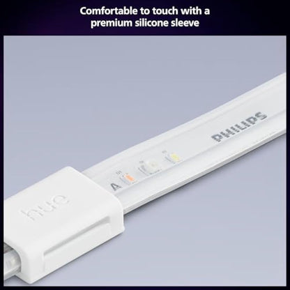 Philips Hue Indoor 10-Meter Smart LED Solo lightstrip (Non Extendable) - 1 Pack - Control with Hue App - Works with Alexa, Google Assistant and Apple HomeKit, Plug Type G [Energy Class G]