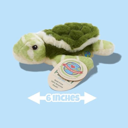 Deluxe Paws Your Planet Soft Cuddly Eco Plush Toy 15cm (Turtle)