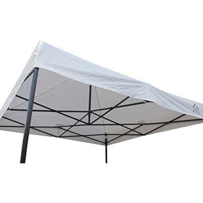 All Seasons Gazebos 2.5x2.5 Fully Waterproof Pop up Gazebo With 4 Zip up Sides and Accessories - White