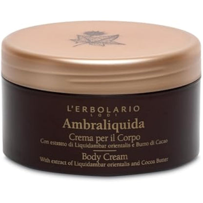 L'Erbolario Ambraliquida Perfumed Body Cream 250 ml