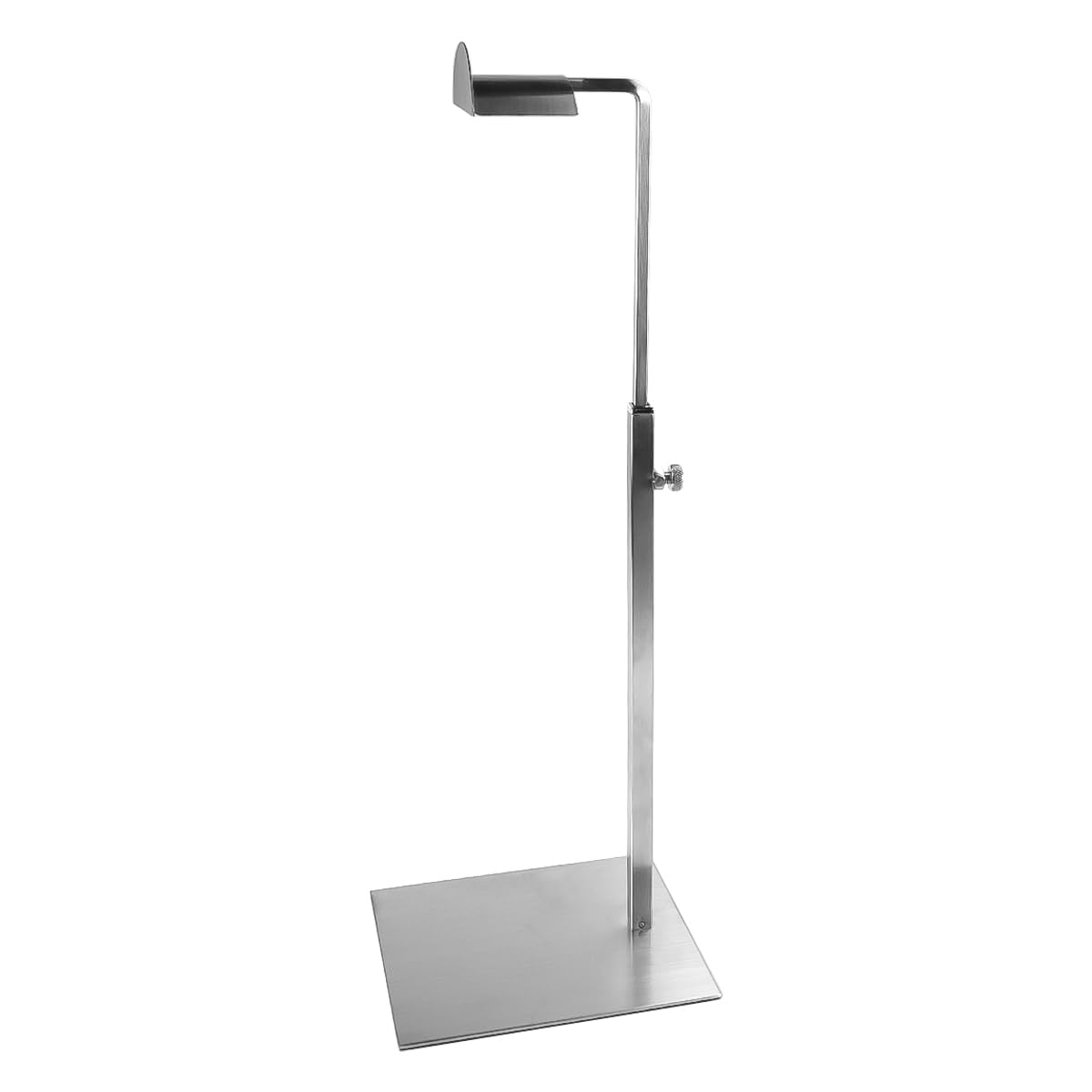 Enwye 2 Pack Purse Display Stand Stainless Steel, Adjustable Height Metal Handbag Holder Single Bag Jewelry Display Rack for Home, Silver
