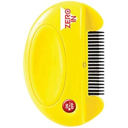 Zero In Flea Killer Comb. Poison-Free, Electric Flea and Tick Comb Treatment for Use on Cats, Dogs and Pets with Fur