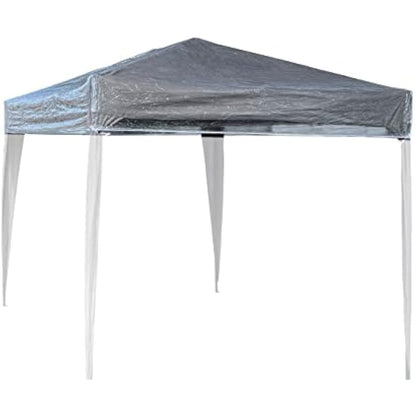 QUICK STAR Gazebo Protective Cover 3 x 3 m Waterproof Transparent Weather Protection