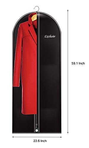Maishijie 2 Pack 150 * 60cm Breathable Oxford Fabric Garment Suit Clothes Covers Bags, 60 inch Suit Bag for Storage Cloth Cover, Washable