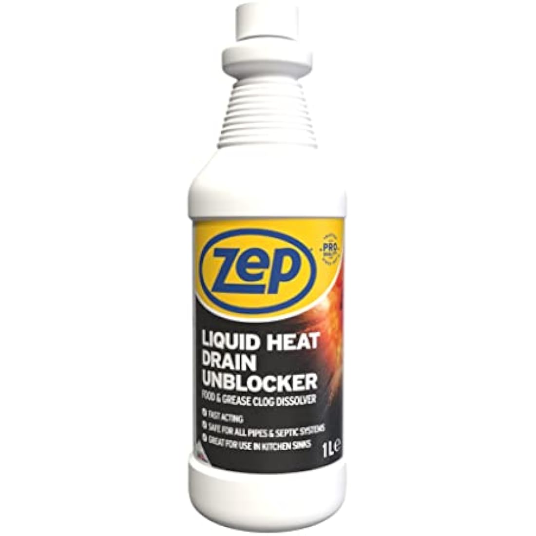 Zep Commercial Unblocker Heat Drain Liquid