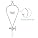 stonylab Borosilicate Glass 3000 ml Heavy Wall Conical Separatory Funnel with 24/29 Joints and PTFE Stopcock, 3000 ml