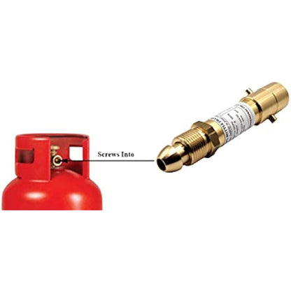 LPG GPL UK Bayonet Propane Gas Bottle Tank Filler Adapter Swivel