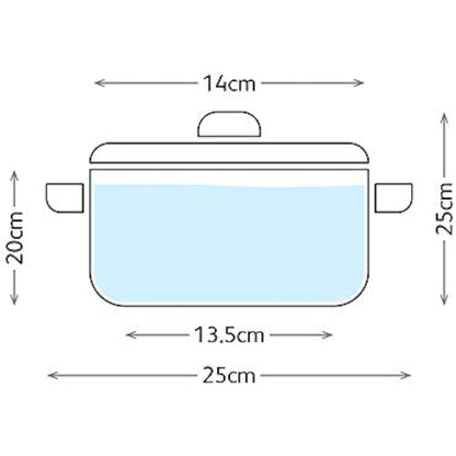 Judge Vegetable Steamer Cooking Pot, 14cm, Stainless Steel Food Steamer with Steamer Pan & Lid, Dishwasher Safe Cookware