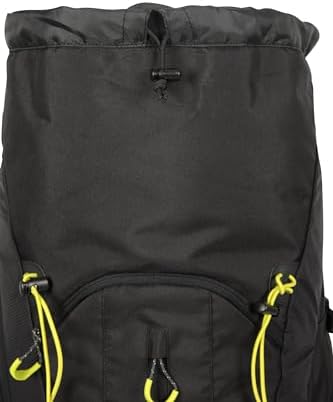 Mountain Warehouse Carrion 65L Rucksack - Padded Airmesh Back Daypack Bagback with Ladder Lock, Rain Cover & Lots Of Pockets - All Season Camping, Hiking & Outdoors