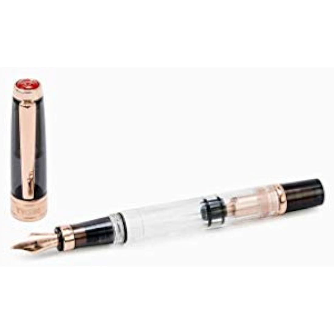 Twsbi Diamond 580 Smoke Rose Gold II Nib M Fountain Pen