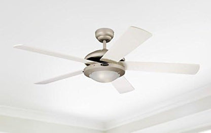 Westinghouse Ceiling fan Comet 78182-132 cm, E14, 40 W, coated in Titanium with Blades Reversible Light Maple/White