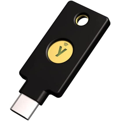 Yubico - YubiKey 5C NFC - Two-factor authentication (2FA) security key, connect via USB-C or NFC, FIDO certified - Protect your online accounts