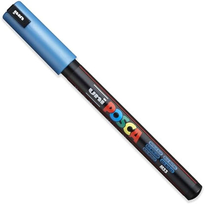 Posca Paint Marker Pens - PC-1MR - 0.7mm - Set of 16 in Canvas Wrap