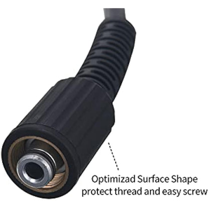 Tool Daily High Pressure Washer Hose, 25 FT X 1/4 Inch, 3600 PSI, M22 14mm, Replacement Power Washer Hose for Most Brands