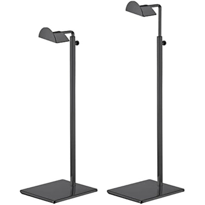 sourcing map Purse Display Stand Set 2 Pack Metal Adjustable Height Handbag Rack Single Hook Holder for Boutique Store - Black
