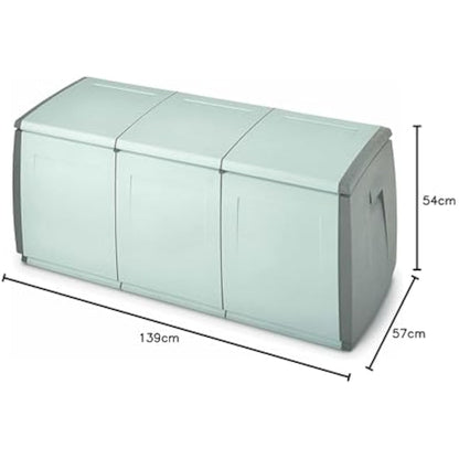 Terry, In & Out Box 140, Trunk ideal for Indoor and Outdoor Storage - 139x54x57 cm, 360 lt