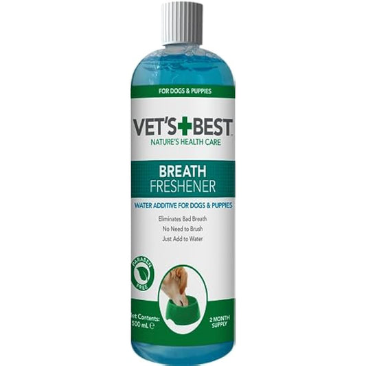 Vet’s Best Breath Freshener, Water Additive For Dogs 500ml