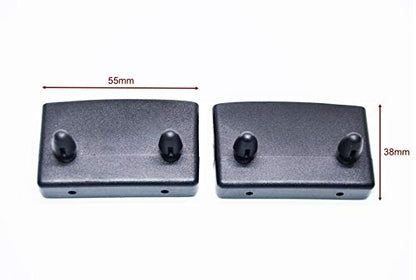 Husseinbolt New replacement 50-55mm side rail bed slat holders/caps Model A End for single, double and king size beds Pack of 8 caps