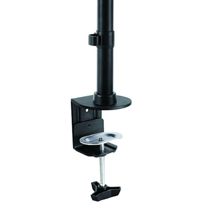 StarTech.com Vertical Desk Mount Dual Monitor Arm - For Monitors 13” to 27” - Adjustable - Desk Clamp / Grommet-Hole Mount - Dual VESA Monitors - Black (ARMDUALV)