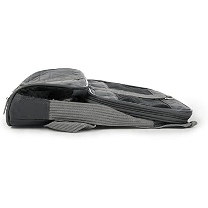 Sherpa Genuine Deluxe Pet Carrier - Airline Approved and Guaranteed on Board - Charcoal Grey, Small