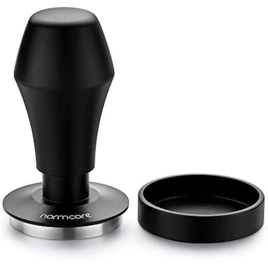 Normcore Coffee Tamper 58.5 mm, Coffee Press, Stylish Espresso Tamp, Barista Tamper Set, Calibrated Contact Pressure, 13.6 kg / 11.3 kg / 5.8 kg Contact Pressure, Aluminium Handle, Matte